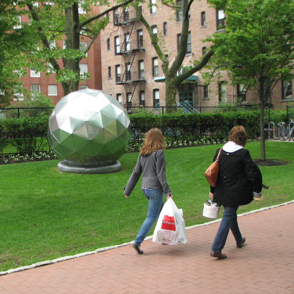 sphere, by hank di ricco's & his students, 2008-09