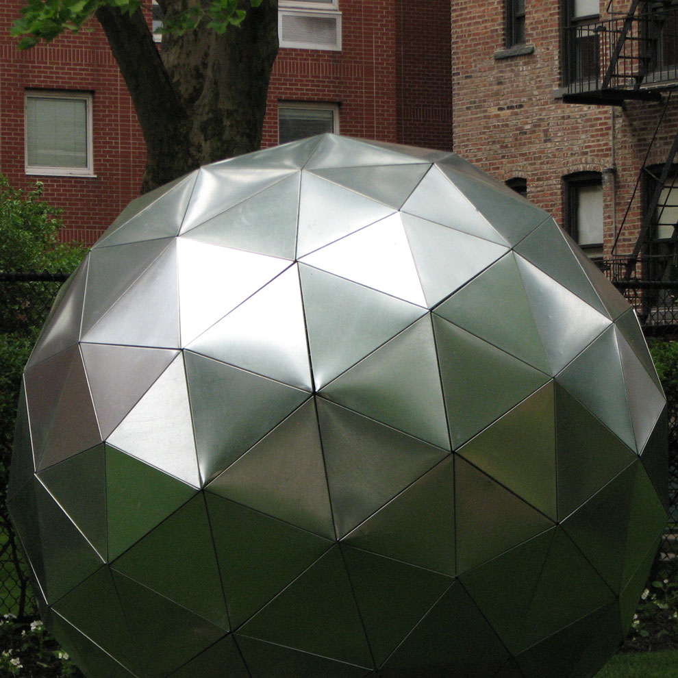 bucky sphere, built by di ricco's foundation students, 2008-09