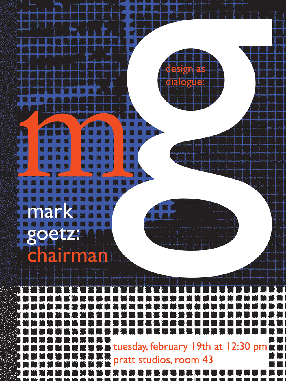 mark goetz, design as dialogue poster
