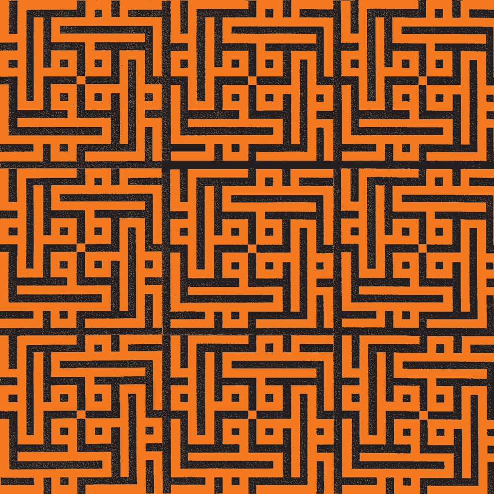 orange mosaic