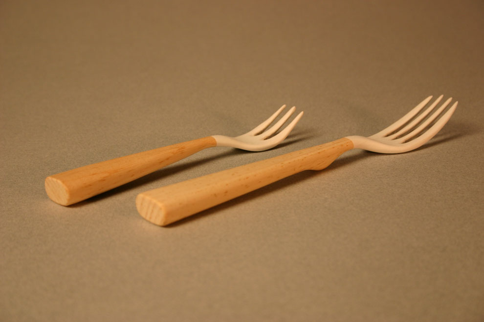 rei sohji's flatware sketches for forks . . . 